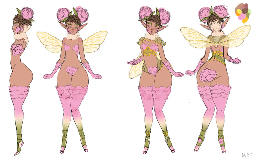 Reference Sheet, Flat Color